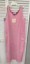 Fresh Produce Pink 100 Cotton Maxi Dress Size XL With Pockets
