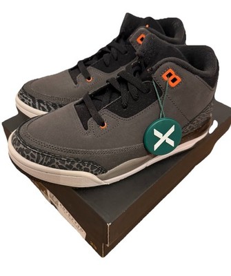Jordan 3 Retro (PS) Night Stadium / Total Orange   Size 2.5Y   New w/ Box 