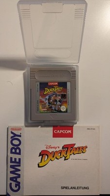 Duck Tales Nintendo Game Boy Spiel GB mit Anleitung & Hülle Guter Zustand Top