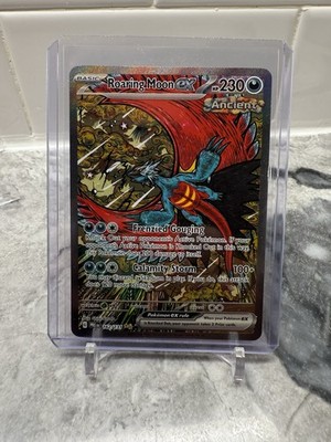 Roaring Moon EX 162/131 Prismatic Evolutions Special Illustration Rare SIR Holo