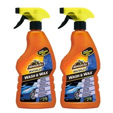 2x Armor All Wash & Wax Waterless Auto-W�sche Wachs ohne Wasser Politur Reiniger