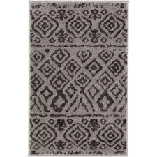 Tribal Essence Gray 2 Ft. X 3 Ft. Scatter Rug