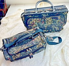 Atlantic Carpet Bag Tapestry Floral Mary Poppins Large Weekender  Train Case
