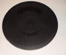 Rotating Circle 12" Lazy Susan Plastic Craft Kitchen Plant Shelf