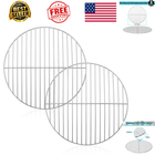 Replacement Window Grates Grill Grate Replacement 13.7 Inch Round Cooking Rack Chrome Plated ...