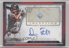 2023 Inception First Milestones Relics Red 22/25 Dominic Fletcher Auto 13o2