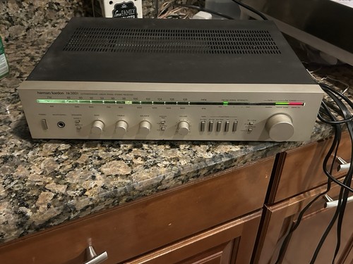 🔥 Vintage Harman Kardon Ultrawideband Linear Phase Stereo Receiver hk380i VIDEO