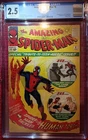 Amazing Spider-man #8 CGC 2.5 1964 1st Appearance of the living Brain 🗝️ 🔥🔥🔥