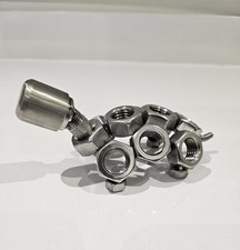 Metal Art Sculpture Nuts and Bolts Set Stainless Steel Tortoise Statue