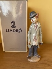 Lladro 5472 Circus Sam - Clown playing Violin with original box