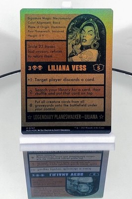 MTG Liliana Vess (747) (Autographed) - Secret Lair Drop - Foil