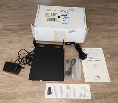 Air Purifier Peak by ECOQuest Model Peak III Working Comes With Box & Manual