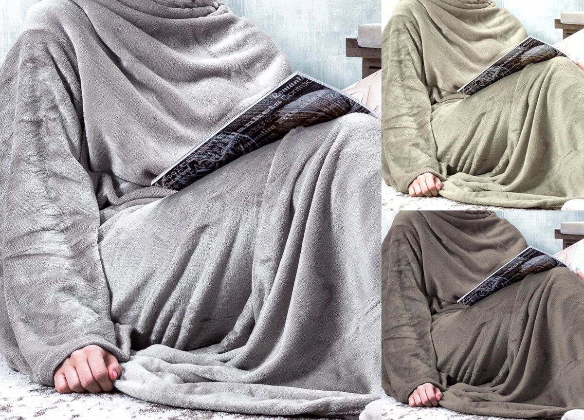 axesla 140 X 180 Coperta con aniche Donna, Coperta Indossabile Donna