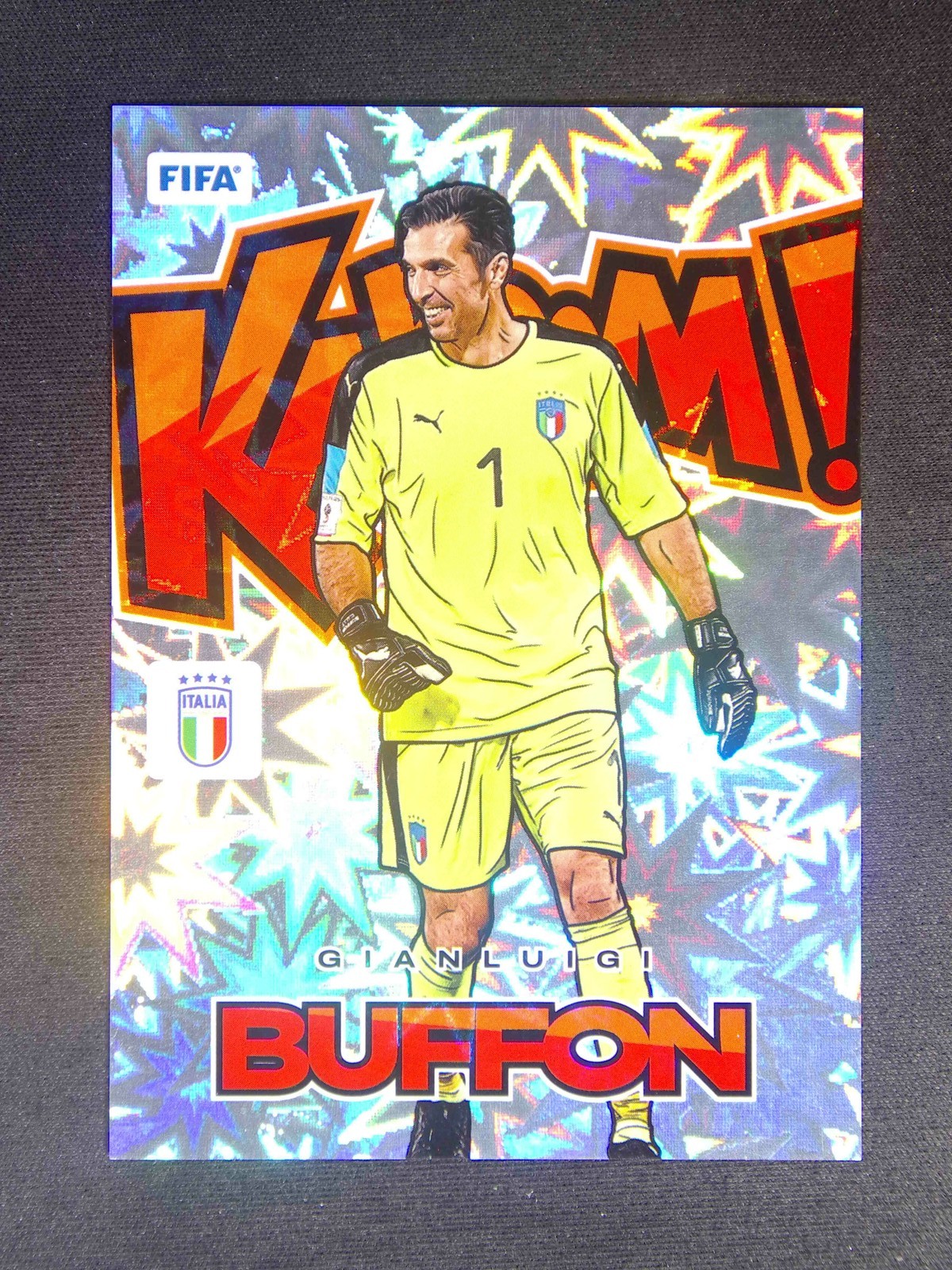 2024-25 Panini Donruss FIFA Gianluigi Buffon #18 Kaboom Case Hit SSP