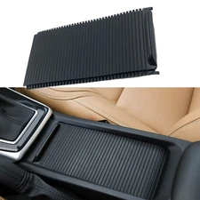 Inner Front Center Console Cup Holder Cover For VOLVO V40 2013-2019 Black