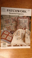 Jeremiah Junction -PATCHWORK SEASONAL SQUARES- Cross Stitch Pattern-Leaflet -GU