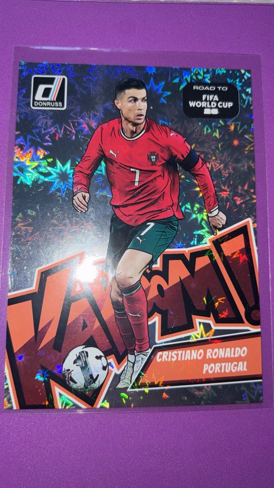 Panini Donruss 2025-26 Road to FIFA World Cup Kaboom - Jumbo - Cristiano Ronaldo