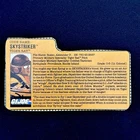 1988 GI Joe SKYSTRIKER TIGER FORCE TIGER RAT PILOT FILE CARD FROM BOX!