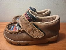 Twisted X Infants 4M Driving Moc Multi-Color Blue Aztec Shoes ICA00004