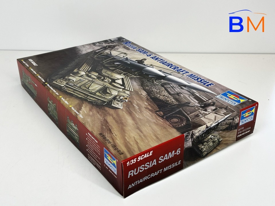 Kit Built 1:35 Trumpeter 00361 Russia Sam-6 Antiaaircraft Missile II 5V ...