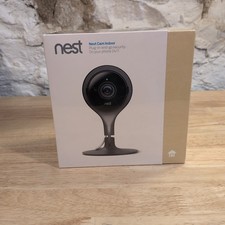 New Factory Sealed Google Nest Cam Indoor Black 1st Generation A0005-NC1102ES