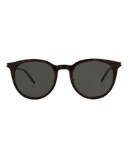 Saint Laurent Unisex Round/Oval Havana Havana Grey Fashion Designer Eyewear