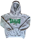 Philadelphia Eagles KELLY 绿色/灰色连帽衫运动衫男式 XL-NFL 复古标志全新带标签