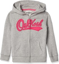 OshKosh B'Gosh Girls' French Terry Hooded Jacket  18 Months