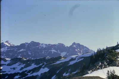 c1960's Kodachrome 35mm Slide, North Cascades National Park Mountain Landscape