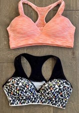 2 Victoria's Secret PINK Seamless Sports Bra Small
