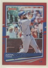 2020 Panini Donruss Holo Red Justin Turner #109 o6n