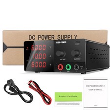 KUAIQU Adjustable DC Bench Power Supply Variable Voltage Current Regulator