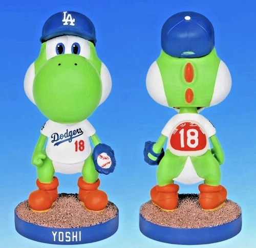PRESALE🐸🔵 Yoshi Super Mario LA Dodgers Yamamoto Bobblehead SGA 3/31/26 🔵🐸