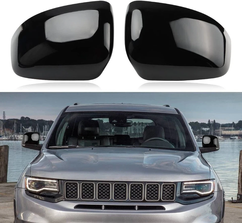 Cubiertas de manija de puerta de espejo retrovisor para Jeep Grand Cherokee Dodge Durango Foto 4 de 4