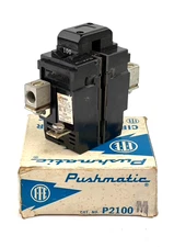 Pushmatic P2100 100 Amp 2 Pole Circuit Breaker Pushmatic Type P 240V ITE — NEW