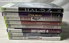 Halo 4 Batman Arkham City 8 Xbox 360 Game Lot Kinect Titles Mixed 2000s-2010s