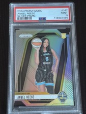 2024 PANINI PRIZM WNBA SILVER PRIZM #147 ANGEL REESE ROOKIE RC PSA 9