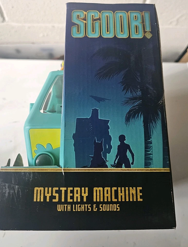 Scoob! Máquina misteriosa Scooby-Doo con luces y sonidos sellada nueva en caja Scooby Doo Foto 3 de 4