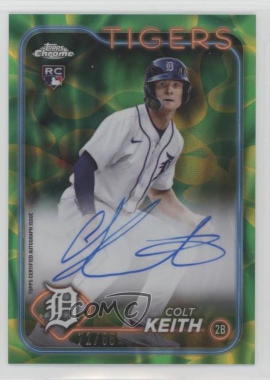 2024 Topps Chrome Update Rookie 71/85 Colt Keith #RA-CKE Auto RC 04cw