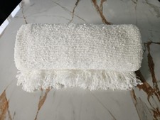 Rare Retired IKEA EVALI Throw White 130x170 Cm