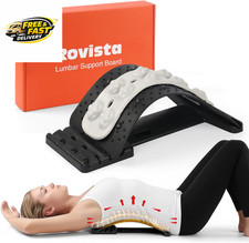 Premium Back Stretcher for Lower Back Pain Relief   4-Level Adjustable Lumbar Su