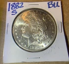 1882 S BU Morgan Silver Dollar R105