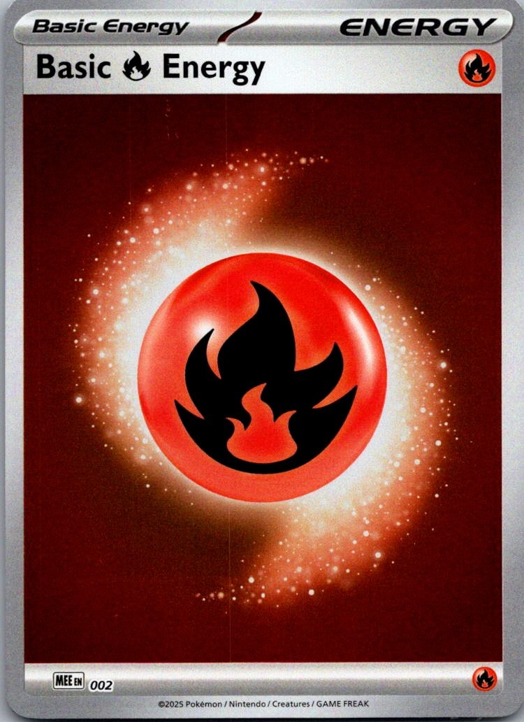 Basic Fire Energy 2 Reverse Holo MEE: Mega Evolution Energies NM
