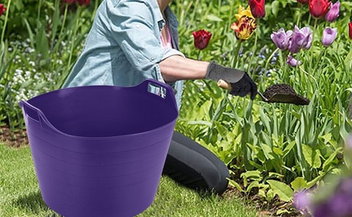 50L Eimer, 20L/40L/70L Flexi Wanne Kunststoff Mülleimer SCHWERLAST Aufbewahrung Küche Garten - Bild 79 von 106