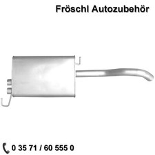 für Mercedes M-Klasse ML 400 CDI W163 Mitteltopf Auspuff Anlage a*