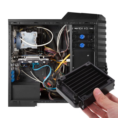 Aluminum Heat Exchanger Computer Water Cooling Radiator Cpu Sinks - Afbeelding 12 van 12
