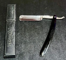 Vintage Clauss Straight Razor 6/8in from Fremont, Ohio Orig. Case Orig. Scales