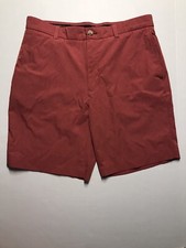 Tailorbyrd Men  s Salmon Pink Shorts Size 32 Inseam 8  Poly Spandex