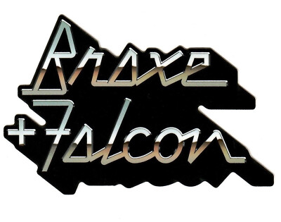 BRAXE + FALCON Step By Step Ltd Ed New RARE Sticker! Electronica DJ House Techno