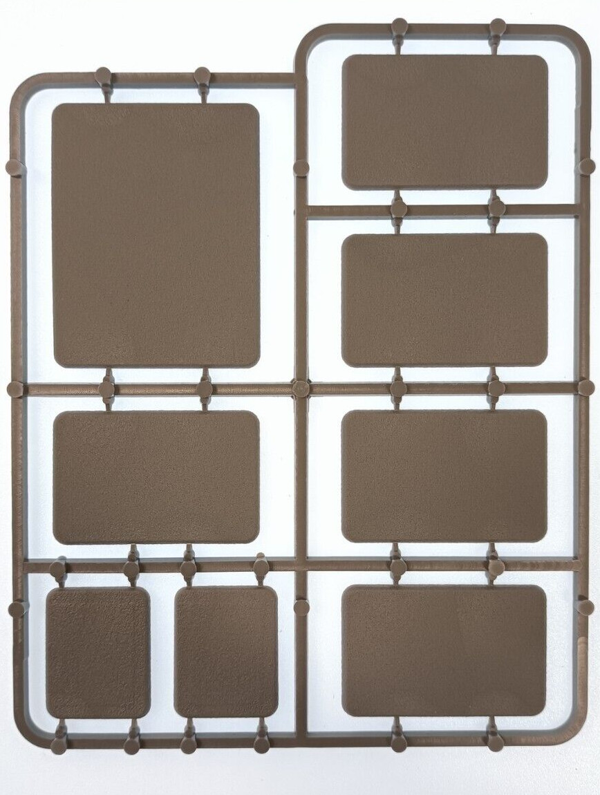B001- 15mm mixed bases kit (4 frames in kit) NEW PLASTIC SOLDIER
